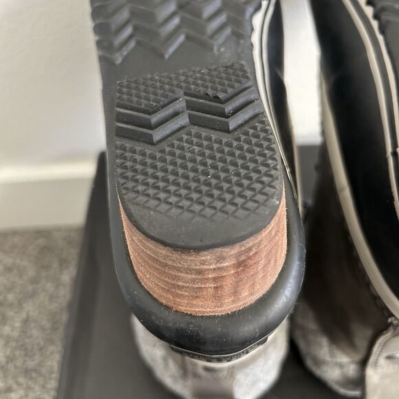 Sorel Womens Slimpack 2 Lace Winter Waterproof Ankle Boots Size 7.5 Quarry Black - Picture 10 of 14